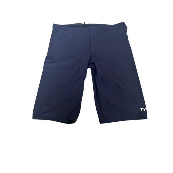 TYR Men's Navy II Durafast Solid Jammer Swimsuit Bottom Size 30 - Picture 5 of 8